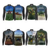 Kit 5 Camisetas Agro Camisas Agropecuaria Blusas Agronegócio