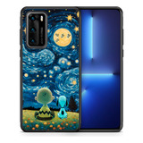 Funda Huawei P40 Snoopy P30 P20 Pro Lite Y9 Mate Nova Prime