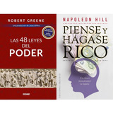 2 Libros - 48 Leyes De Poder + Piense Y Hagase Rico