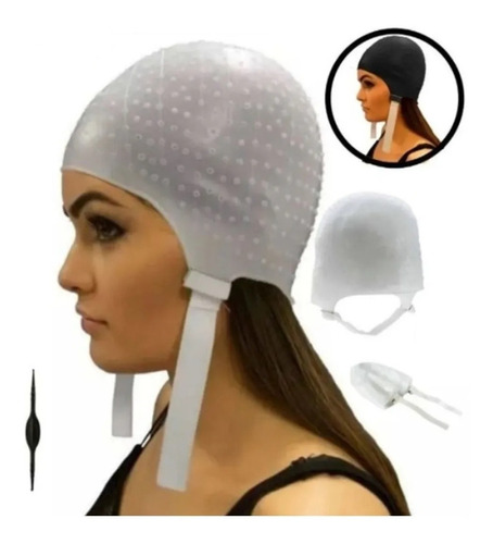 Gorro Dompel Para Mechas Claritos Reflejos Silicona Lavable