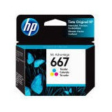 Cartridge 667 Hp Tinta Tricolor Color Original 