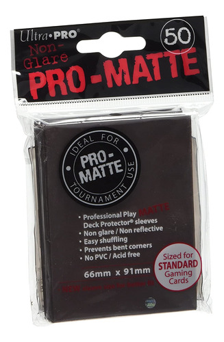 Protectores De Cubierta Ultra Pro Pro, Marrón Mate, 50 Quila