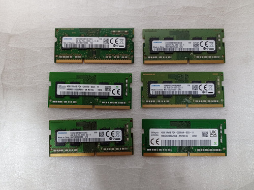 Memoria Ram Para Portatil Ddr4 4gb 2666v ,2400t, 3200a