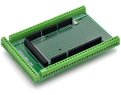 Shield Bornera Tornillo Prototipo Pcb Arduino Mega 2560