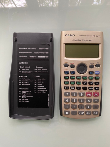 Calculadora Casio Financiera Fc-100v