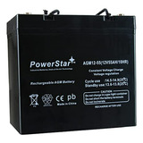 Powerstar-batería Recargable De Ciclo Profundo Agm/sla, 12v,