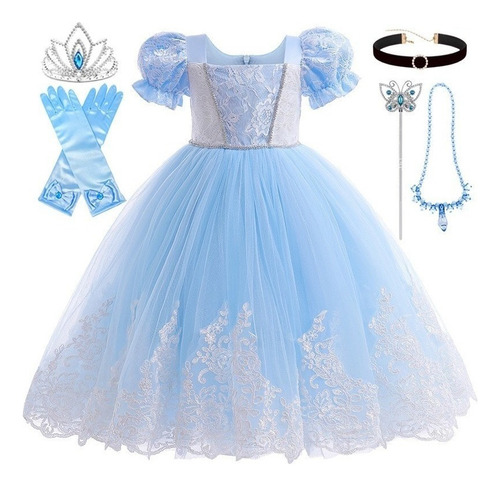 Vestidos De Princesa De Cenicienta Para Niñas Lujo Infantil