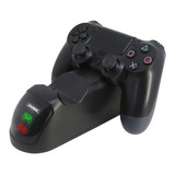 Base Cargador Doble Control Ps4 Con Indicador De Luz