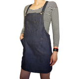 Vestido Jumper Jardinero Jean Gabardina - 2330 Indumentaria