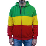 Campera Canguro Buzo Rasta Reggae C/ Capucha