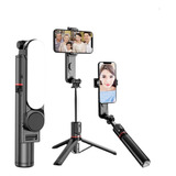 Pau Selfie Mini Tripe Suporte Celular Luz Bluetooth Iram L15