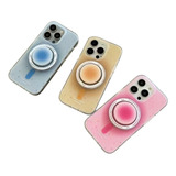 Funda Magsafe Pastel + Soporte P/iPhone Varios Modelos 