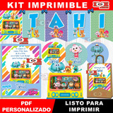 Kit Imprimible Candy Bar Las Canciones Del Zoo Personalizado