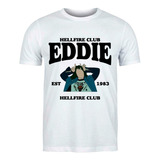 Camiseta Eddie Hellfire Club Stranger Things Retrolive