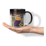 Taza Magica Cambia Color Calabaza El Grito Parodia 11 Onzas