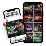 170 Pack Artes Canva Academia, Feed Instagram E Facebook