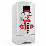 Howaf Navidad Muñeco De Nieve Pegatinas De Refrigerador Peg