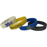 4 Pulseras Stephen Curry Nba Warriors Talla Niño