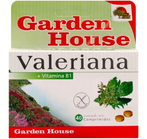 Suplemento En Comprimidos Garden House  Sedantes Naturales Valeriana