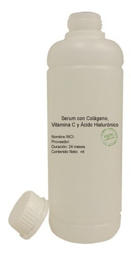 Serum Gel Colágeno, Vitamina C Y Ácido Hialurónico 1 Litro