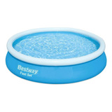 Piscina Inflável Redondo Bestway Fast Set 57273 5377l Azul