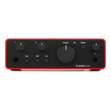 Interfaz De Grabación Placa Usb Focusrite Scarlett Solo 4 Gn