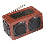 Alto-falante Retrô Sem Fio Bluetooth 4.2 Hifi Bass S403