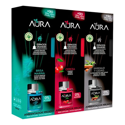 Aura. Ambientador 3 Aromas De 100 Ml | Envío gratis