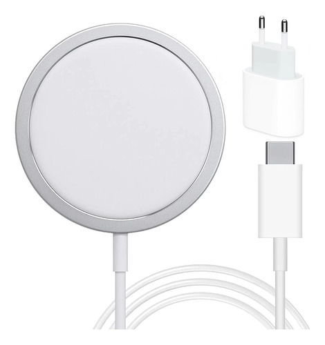 Cargador Inalámbrico Para iPhone 11 / 12 13 + Adaptador 20w