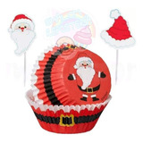 *kit Capacillos Toopers Santa Claus Wilton Cupcakes Navidad