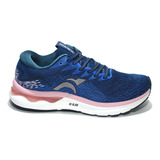 Zapatillas Maraton Modelo Running Rs Blade - Azul Con Rosa