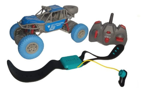 Camioneta Todo Terreno Climbing Car Mando Pulsera Y R/c 1:20