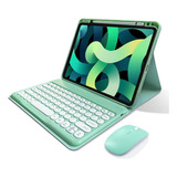 Funda Con Teclado Marca Kaitesi / Para iPad Pro 11 / Mint