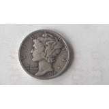 Moneda Estados Unidos 10 Cents Mercury 1939 Ceca S (x910