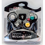 Control Compatible Con Wii Gamecube Negro Old Skool