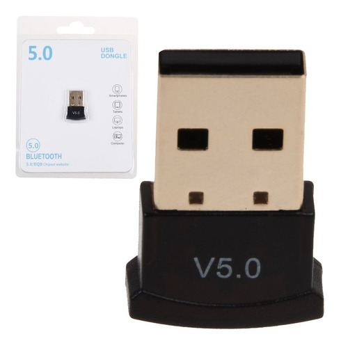 Adaptador Bluetooth 5.0 Usb  Para Pc Ou Notebook - Realengo