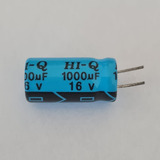Capacitor Eletrolítico 1000uf 16v - Kit 10 Peças 