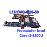 Motherboard Aclu3/acu4 Uma Portatil  Lenovo G40-80 Tarjeta