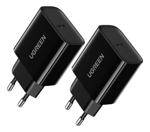 Ugreen Cargador Pd Usb-c 20w Negro (2-pack)