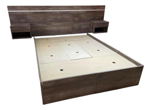 Cama Box Caj/baul +resp.c/mesa De Luz(p/colchón 1,60 Y 1,50)