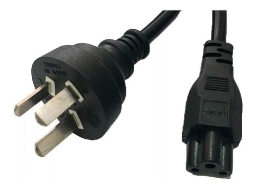 Cable Power Cord Trebol Tipo Mickey Iec-c5 Cargador Fuente