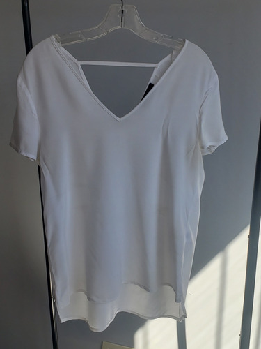 Blusa De Viscosa Color Blanco 