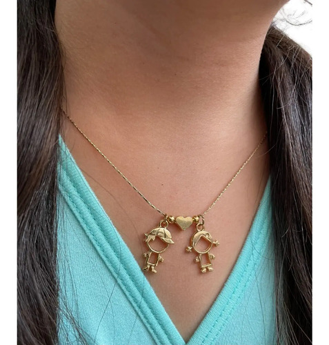 Collar Para Mamá Con Dijes De Niños