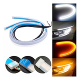 60cm Par Tira Led Drl Flexible Direccional Secuencial Auto