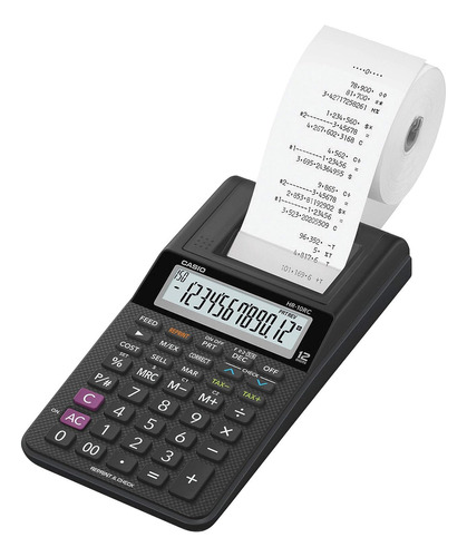 Casio Hr-10rc Calculadora De Impresión De 1.7 X 4 X 8.2 PuLG