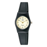 Reloj Q&q Qyq Vp35j001y Deportivo Goma Dama + Estuche Color De La Correa Negro