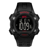 Reloj Timex Hombre Tw4b27400 Ufc Core Shock Malla Resina Color De La Malla Negro Color Del Bisel Negro Color Del Fondo Negro