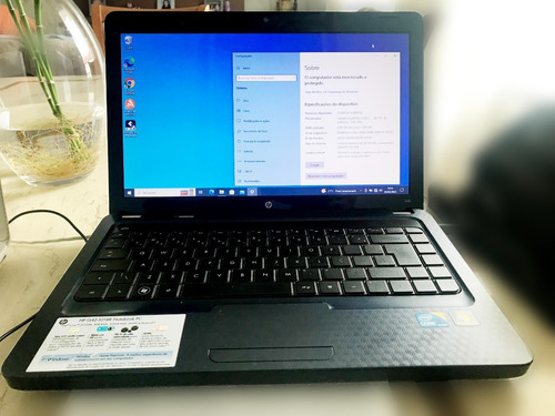 Notebook Hp G42-321br - Core I3 - Ssd 128 4gbram - Windows10