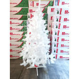 Arbol Artificial De Navidad Color Blanco 2.20 M. De Alto.