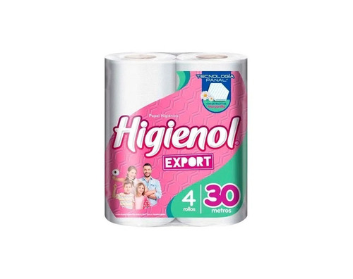 Papel Higiénico Higienol Export Simple 30 M De 4 U